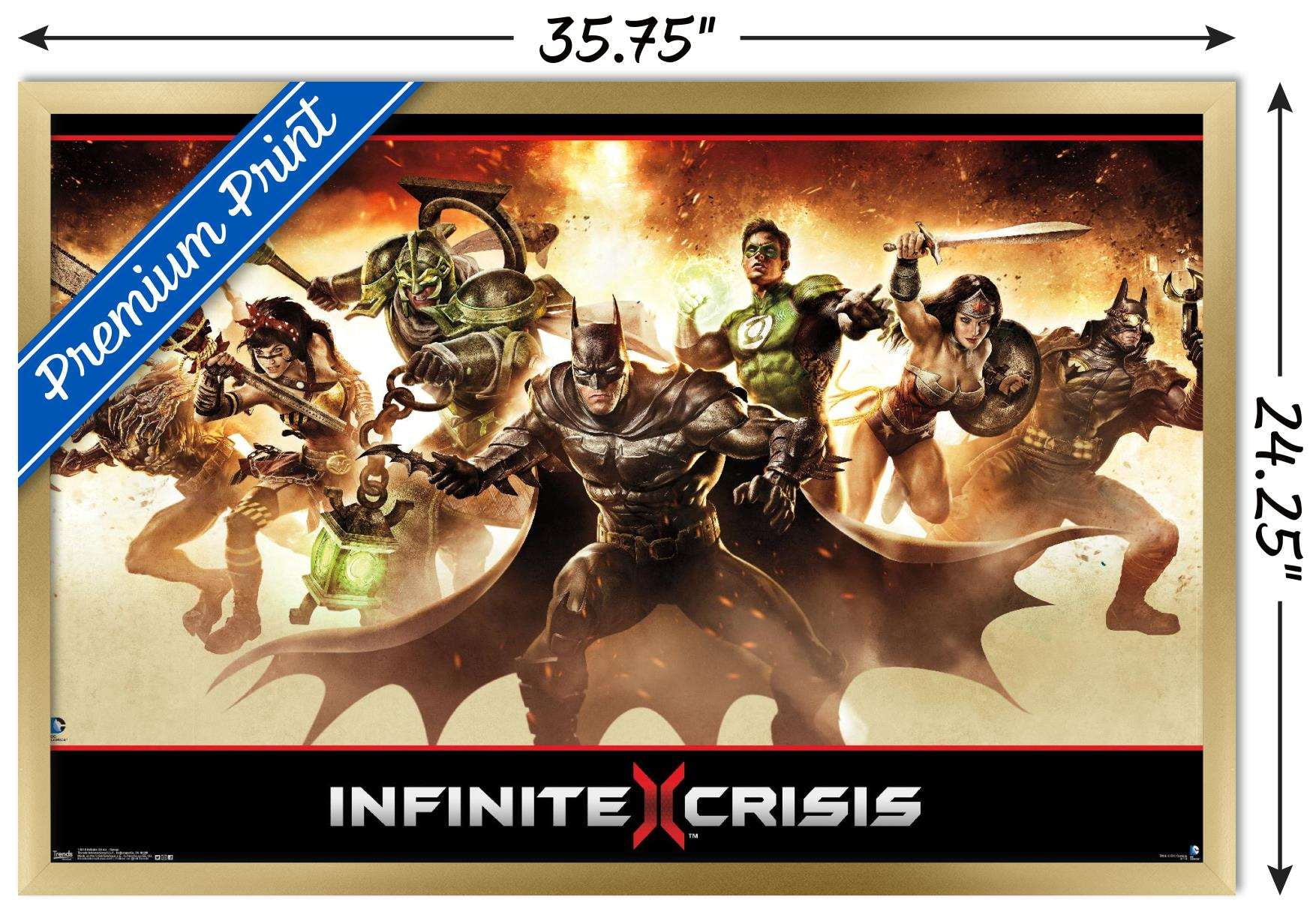 DC Comics - Infinite Crisis - Group Wall Poster, 22.375" x 34", Framed