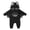 Black, variant on Baby Toddler Bat for Boys Long Sleeve Hooded Romper Jumpsuit Unisex Kids Halloween Dress up Party Clothes Size 3-24 Months