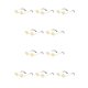 thumbnail image 1 of Guardurnaity Mini gafas de sol, protector de ojos, gafas Retro, pequeño, ligero, dulce regalo, senderismo, suministros para niños, equipo de Oro/Amarillo 10piezas, 1 of 3