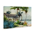 thumbnail image 4 of Stupell Industries Windswept Palms Cottage Landscape & Nature Painting Wrapped Canvas Art Print Wall Art, 45 x 30, 4 of 8
