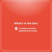RadioShack Wireless Keyboard & Mouse Combo (2.4G) (White)