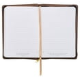 thumbnail image 5 of Classic Faux Leather Journal Soar Wings Like Eagles Isaiah 40:31 Bible Verse Brown Inspirational Notebook, Lined Pages w/Scripture, Ribbon Marker, Zipper Closure, 5 of 5