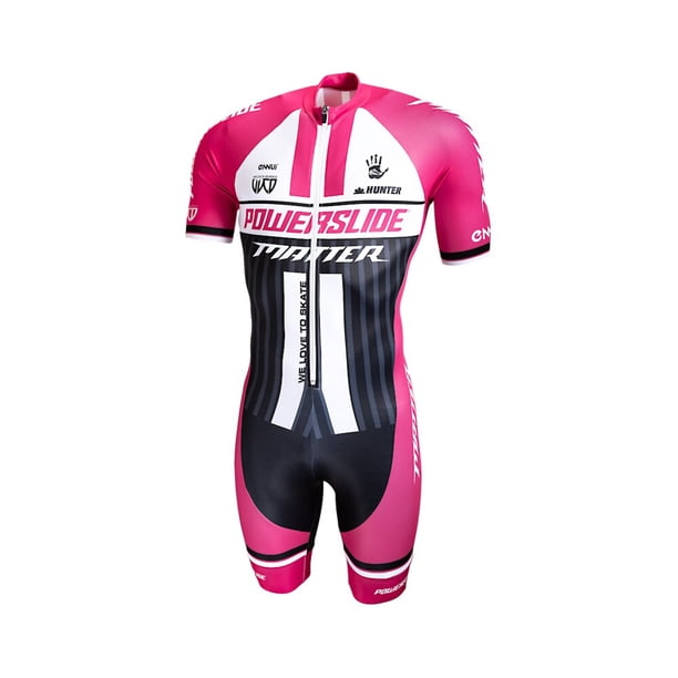 Powerslide-traje de Patinaje de Velocidad de manga corta para mujer, ropa de carrera de triatlón, ropa de Ciclismo en línea patines en linea mujer patines patines de velocidad profesionales qiuyongming unisex