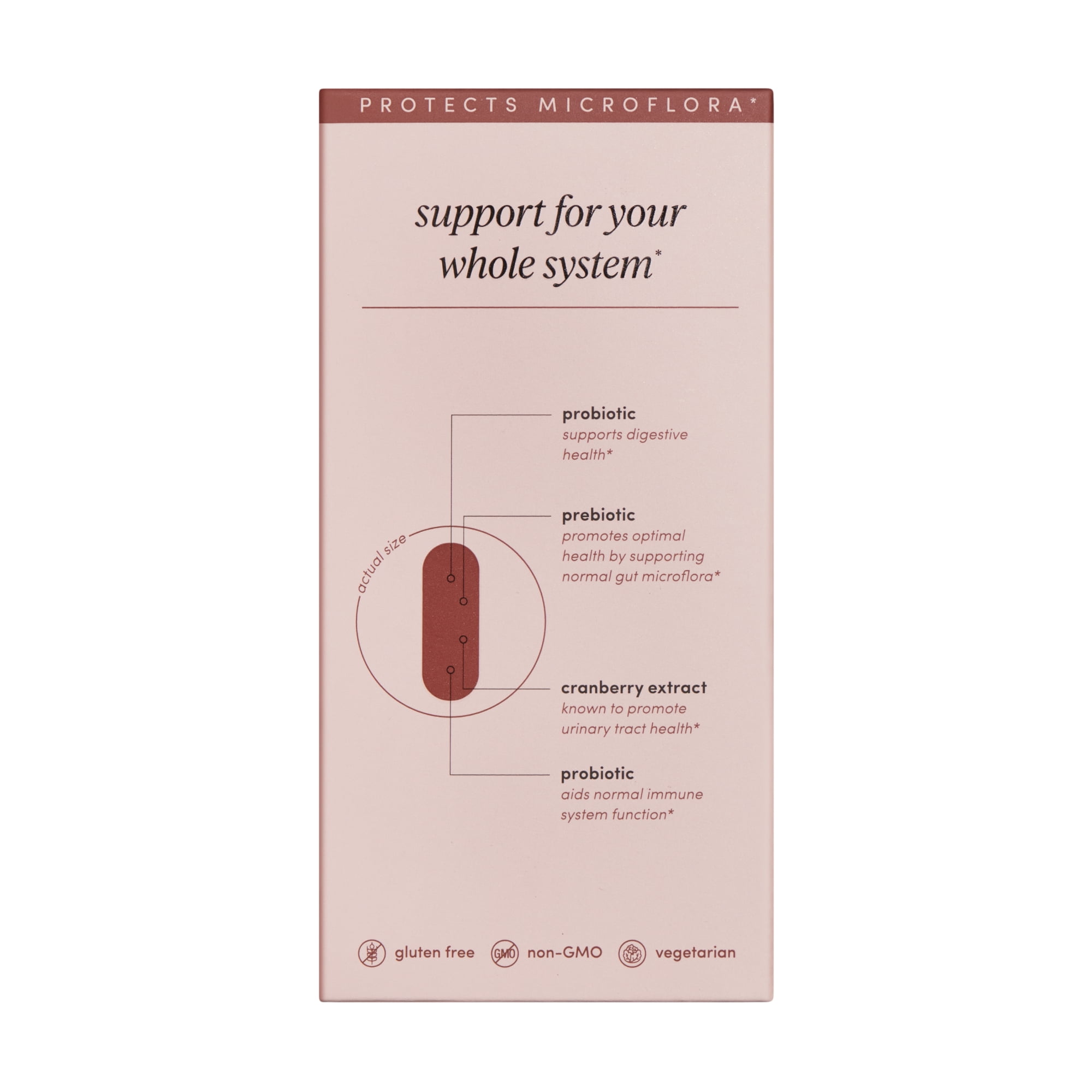 Hers Start Probiotic Supplement for Women with Cranberry Extract, 30 Count