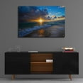 thumbnail image 4 of Epic Art 'Sunrise Over Miami Beach' by Lizzy Davis, Acrylic Glass Wall Art, 36"x24", 4 of 8