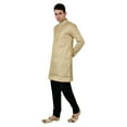 thumbnail image 4 of Sonakshi Fashion Men Kurta Jacquard Indian Traditional Long Sleeve Brocade Wedding Party Wear Apparel, Kurta Only, 4 of 7