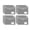 Clear, variant on HOZVOMI A4 Plastic Snap Button Document Folder with Label Pocket - Waterproof and Tear-Resistant Storage Solution for Office, Students, and Home Use