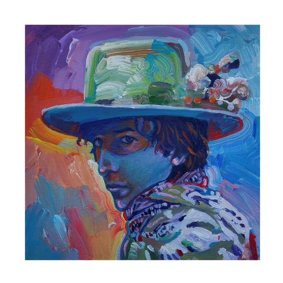 Trademark Fine Art Howie Green Bob Dylan S Canvas Wall Art - 24x24