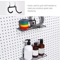 thumbnail image 3 of SHINYPASING 2Pcs Steel Peg Board Tool Utility Hooks for Workshop Use, 3 of 7