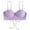 Purple, variant on Strappy Seashell Bikini Top Swim Tops Push Up Bathing Suit Tops For Women With Underwire Swimsuit Tops