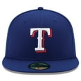 thumbnail image 2 of Men's New Era Royal Texas Rangers Game Authentic Collection On-Field 59FIFTY Fitted Hat, 2 of 5