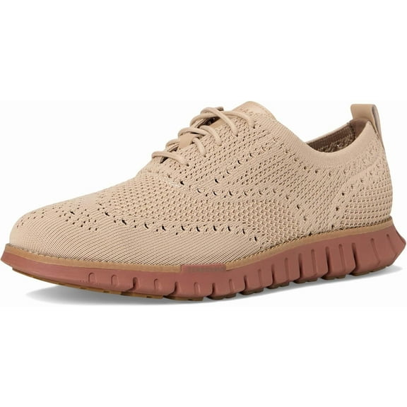 COLE HAAN ZEROGRAND REMASTERED STITCHLITE WINGTIP MEN SHOES - 10 / Sesame-Cuoio