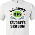 thumbnail image 4 of Inktastic Lacrosse is My Favorite Season T-Shirt, 4 of 5