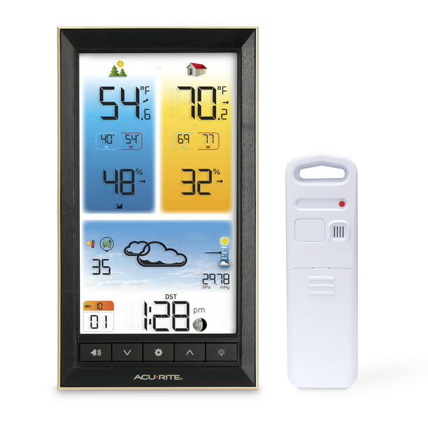 AcuRite 01201M Weather Station with Vertical Color Display ...