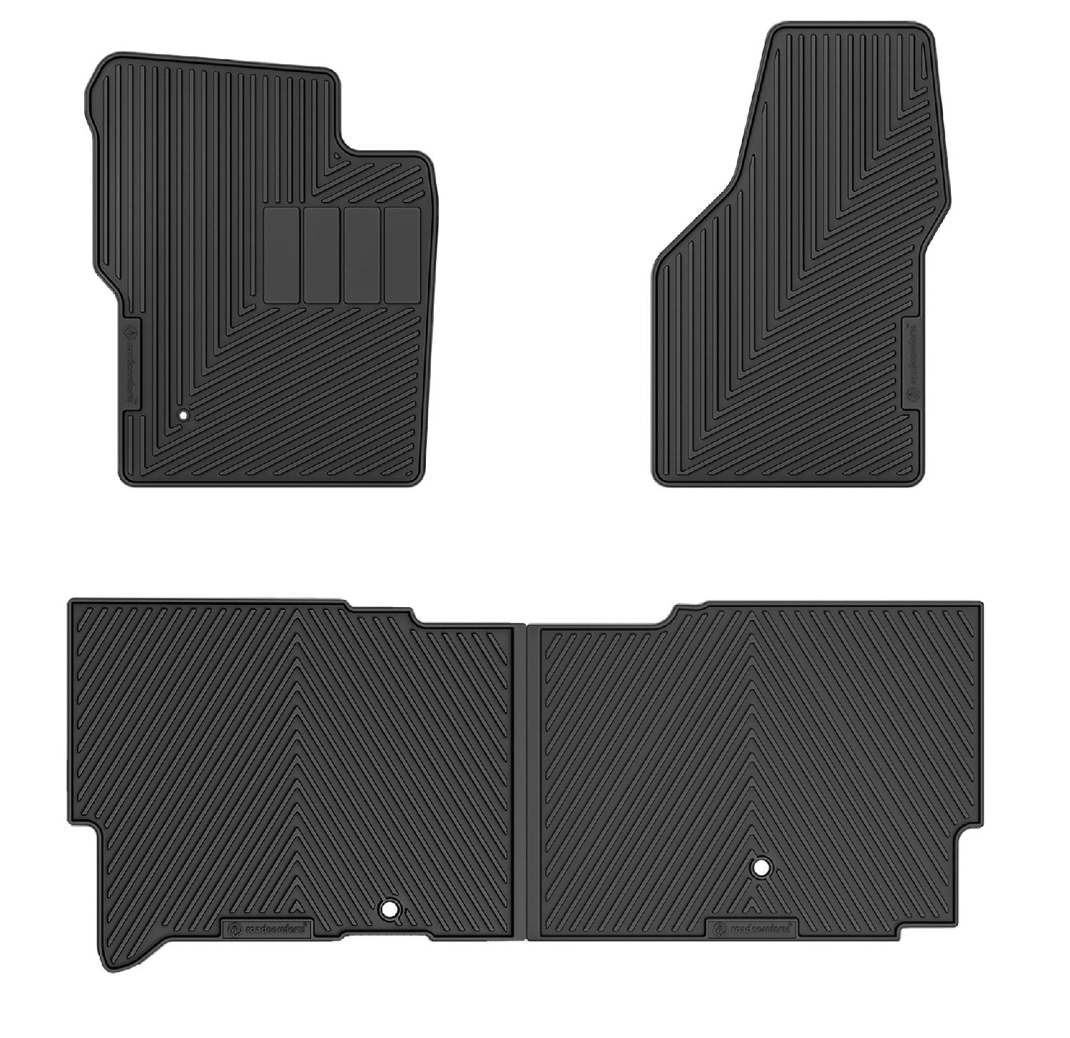 RC37209 Custom Fit AllWeather Floor Mats for 2008 Ford F