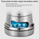 thumbnail image 3 of Grifo Aeroador Ducha Cabeza Extender Cocina ABS ABS Acero Inoxidable Rotación Agua Ahorro Bubbler Tap Boquilla Sprinkler Bajo Ruido Conector Universal Eigraketly HA010728-04, 3 of 7