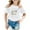 1-White, variant on WMQPNNS Summer Shirts for Girl Casual Girls Tops Size 14-16 Short Sleeves T-Shirts Soft Comfy Crewneck Cotton Graphic Tees Kids Summer Outfits(Size 3-4 Years, 2-Navy)