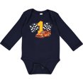 thumbnail image 3 of Inktastic Number One Race Car Boys or Girls Long Sleeve Baby Bodysuit, 3 of 5
