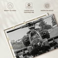 thumbnail image 6 of Elephant Stock Apache Fighter Helicopter Wall Art - Horizontal Canvas Wall Art - Living Room Wall Decor - Military Canvas - Gray And Black Decor - 36" x 24", 6 of 8