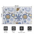 thumbnail image 5 of Blue and Yellow Pioneer Flower Door Rugs,Washable Non Slip Door Mats Indoor,Decorative Door Mats,Entry Mat Indoor for Entrance,Bedroom,Kitchen,Bathroom,17"x30", 5 of 6