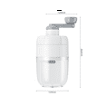 thumbnail image 4 of Shaved Ice Machine Home Small Manual Ice Crusher Hand-Shake Ice and Hail Ice Ice Breaker to Make Sand Ice,1 x Shaved Ice Machine,White, 4 of 8