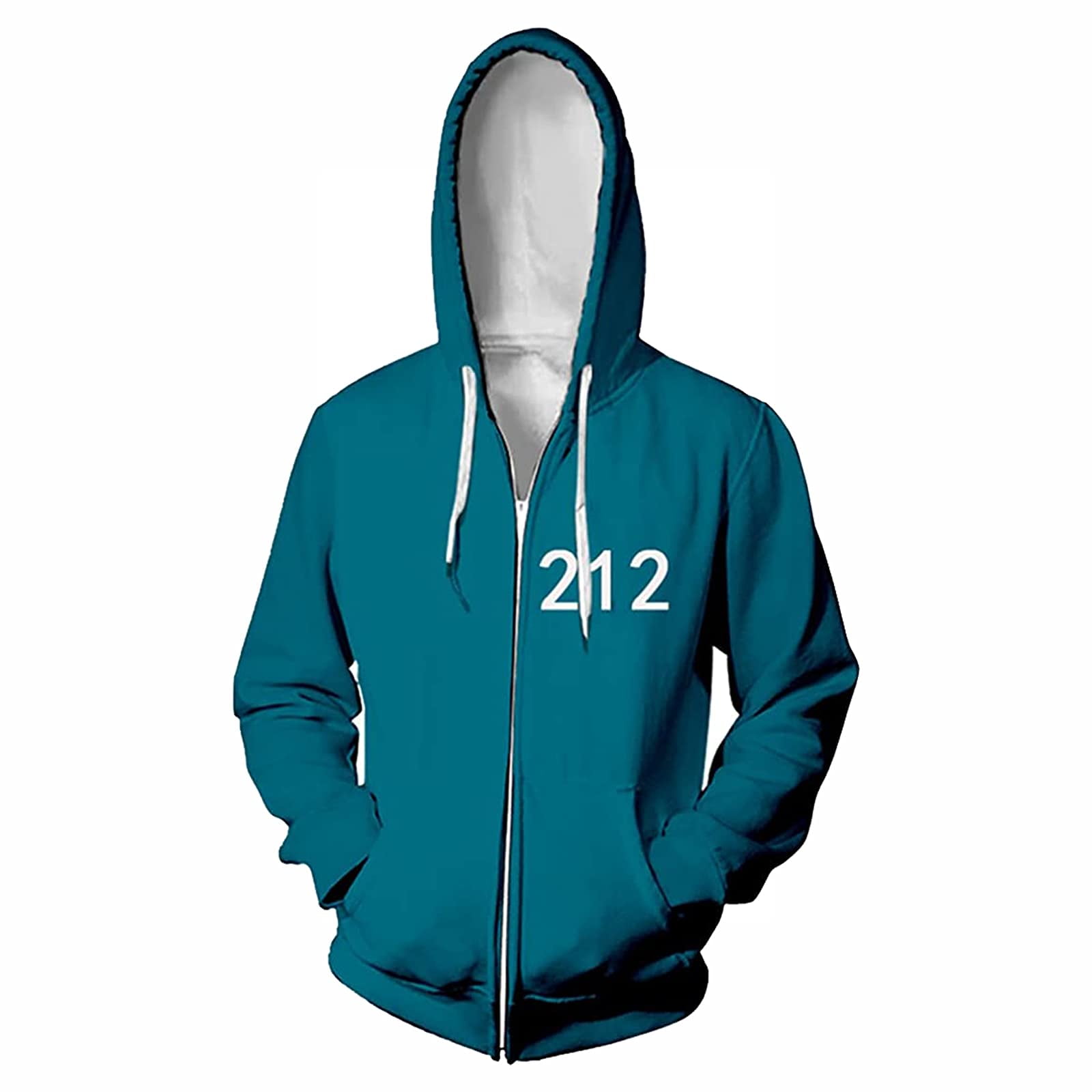JBEELATE Squid Hooded Hoodie Survival Game 123 Muman Member Number 456  Zipper Coat For Girl/Boy 067 111 212 218 240 - Walmart.com