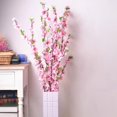 thumbnail image 3 of 1 rama de flores artificiales falsas, simulación de flores de Cawangan Bunga, decoración para el hogar, el jardín y la fiesta, de plástico, aprox. 66 cm de altura., 3 of 5
