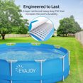 thumbnail image 5 of EVAJOY 12ft x 30in Metal Frame Swimming Pool, Outdoor Round Above Ground Pool with Steel Frame, Heavy-Duty PVC, Easy Assembly for Backyard, Garden, Lawn, Pool Only, 5 of 5
