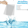 thumbnail image 2 of 304 Stainless Steel Mesh Sheet Size,20 Mesh Woven Wire Mesh Gap-Blocker, Metal Filter Fine Screen Roll Drain Cover Mesh, 2 of 7