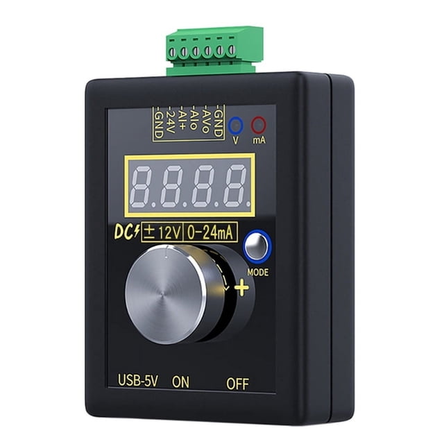 Practical Current Generator with 3 Power Supply Methods Rechargeable Analog 0-12V 0-24mA -002 Calibrator