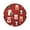 Cute Christmas Animals, variant on 15.4" Round Placemat Set of 1 Polyester Fabric Place Mats Non-Slip Dining Kitchen Table Mats for Kitchen Party Decor Cute Christmas Animals