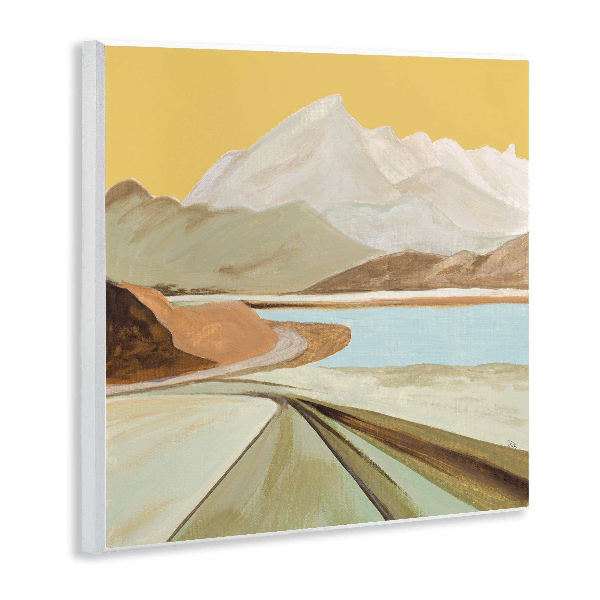 Stupell Industries Retorno Mountain Sunrise Wall Plaque Art, design by Patricia Pinto