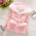 thumbnail image 4 of BULLPIANO 1-4T Baby Girls Winter Fleece Coat Kids Snowsuit Jacket with Hood Thicken Outwear Warm Overcoat, 4 of 8