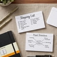 thumbnail image 4 of Reskid 100 Pack Thick Heavyweight Index Cards on 110lb Card Stock - 300gsm - College Ruled Lined Note Cards - for Note-Taking, Studying, Flashcards - Classroom, Office, Home Use (4x6, Inches), 4 of 4