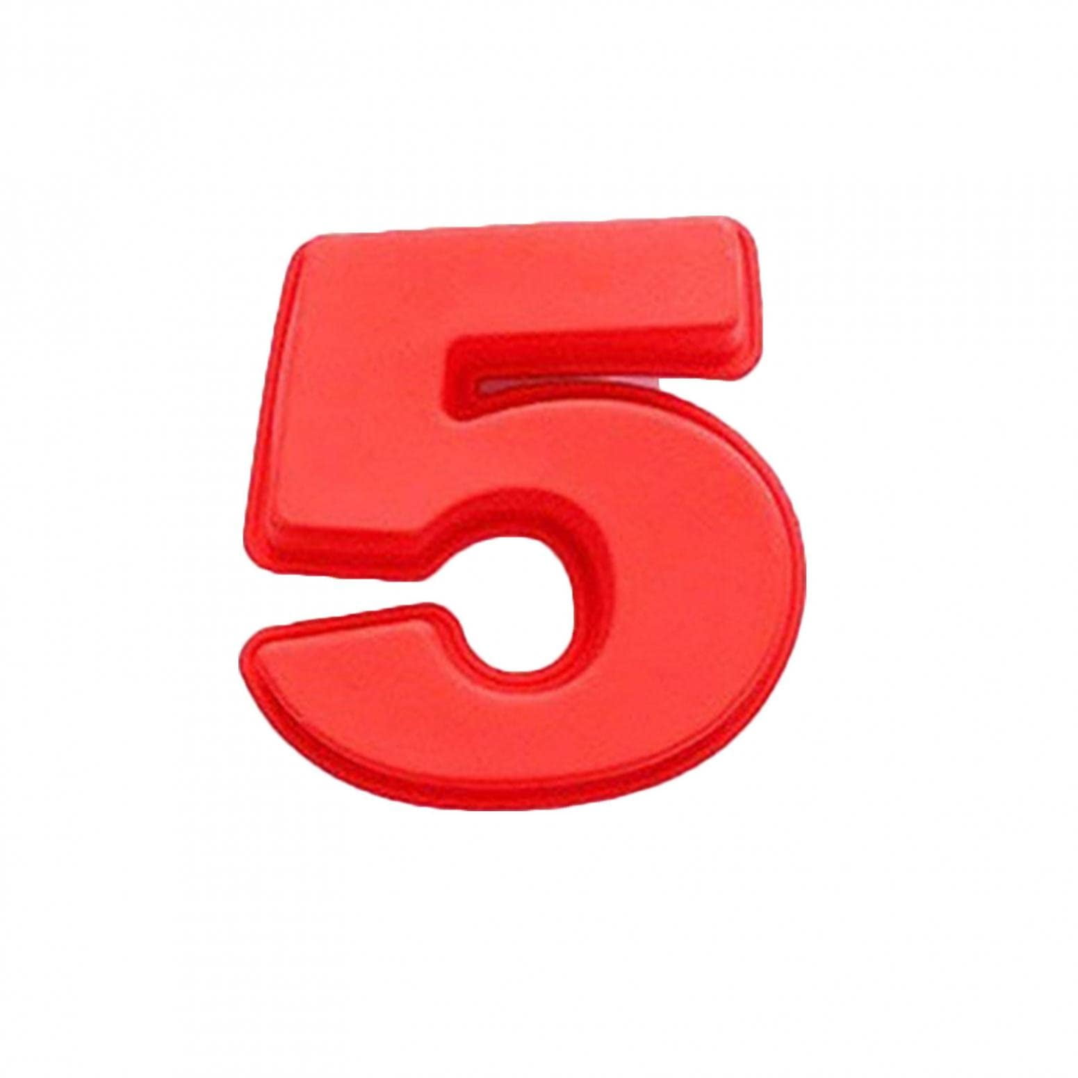 Skycarper Silicone Number Cake Molds Jelly Chocolate Moulds Candy Muffin Tray,Number Moulds