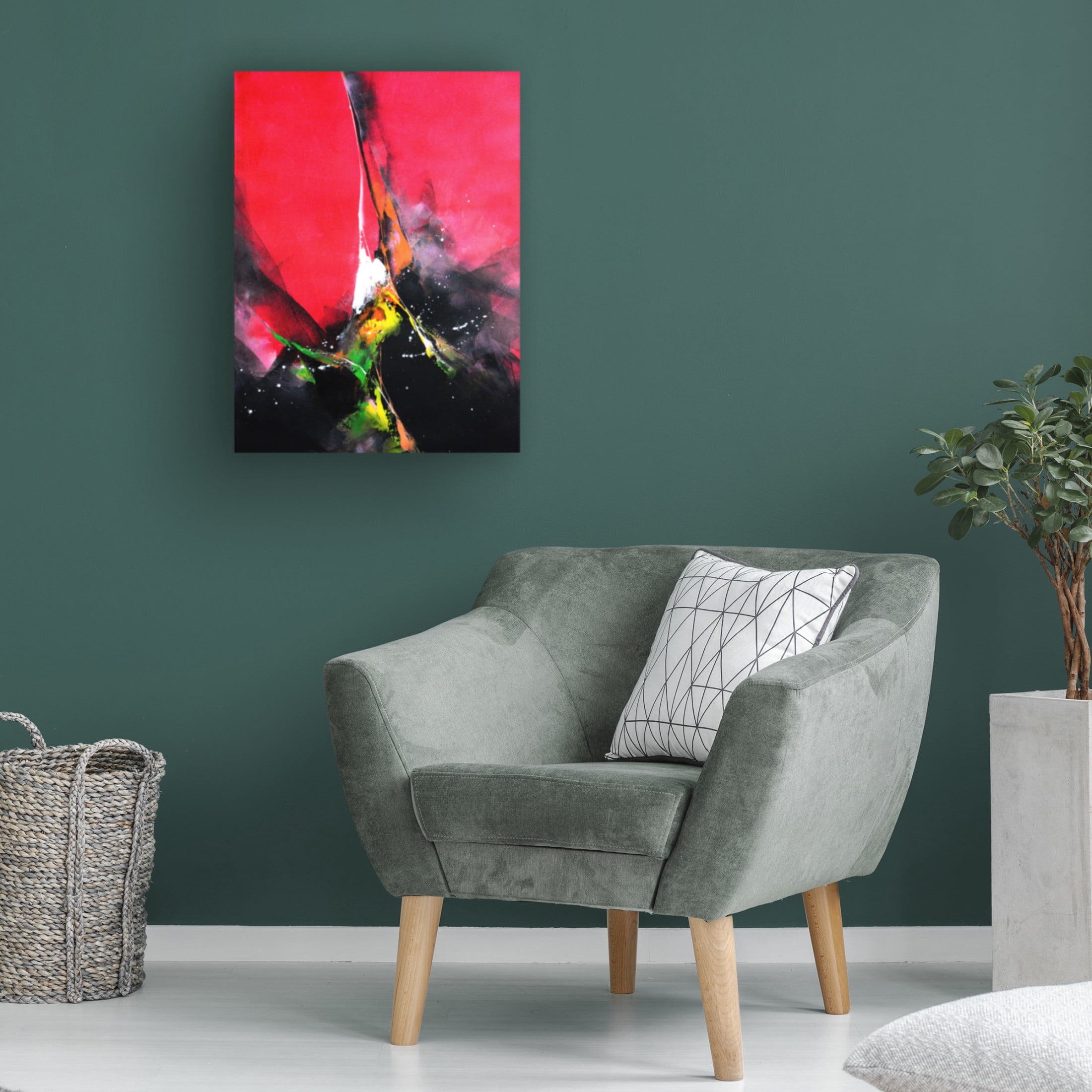 Canvas Wall Art - Thomas Leung 'Action' Wall Art for Living Room, Bedroom, or Office Décor by Trademark Fine Art - 35 x 47 Inches