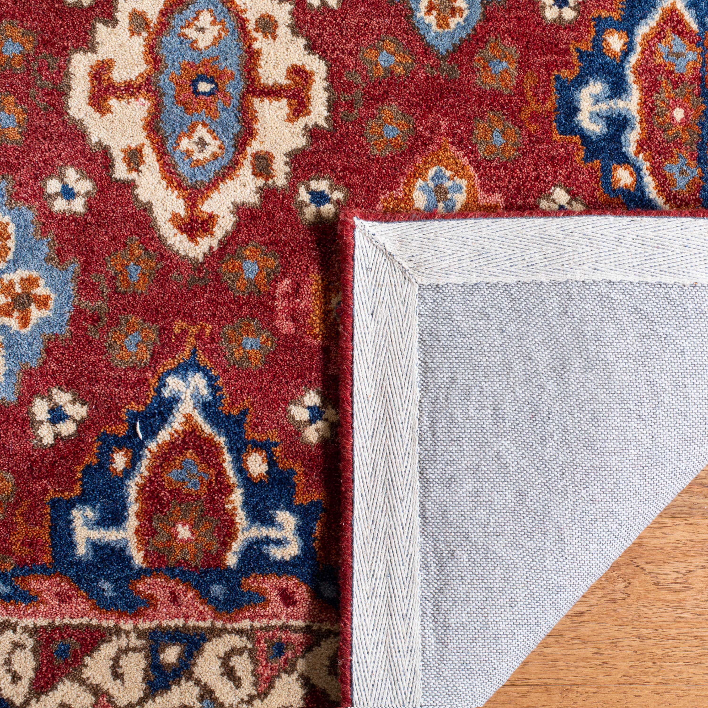SAFAVIEH Antiquity Jackalynn Geometric Area Rug, Red/Blue, 4' x 6'