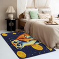 thumbnail image 3 of Animal Rugs for Living Room Bedroom - Meerkat Rug 4x6 - Starry Sky Carpet for Home Decor - Washable Non Slip Patterned Indoor Large Area Rug - Soft & Low Pile (ZJ&217), 3 of 7