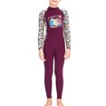 thumbnail image 1 of Muebles multicolores traje de buceo Mangas largas y pantalones Mono de traje de baño para snorkeling surf aplicable a todas las temporadas púrpuras sidaley OD003660-06, 1 of 7