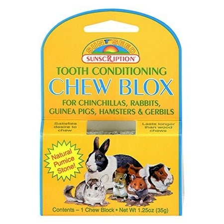 UPC: 0087535394019 | Sun Seed Company 12-Pack Small Animal Wood Chew Blox Display  1.25 Oz