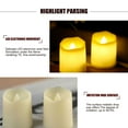 thumbnail image 3 of 12pcs Realistic Electric Candles Decorative LED Flameless Candles For Festivals Wedding Birthday, 3 of 8