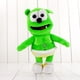 thumbnail image 4 of Muñeca de peluche con forma de osito de goma verde con sonido, 30 cm, para niños, 4 of 5