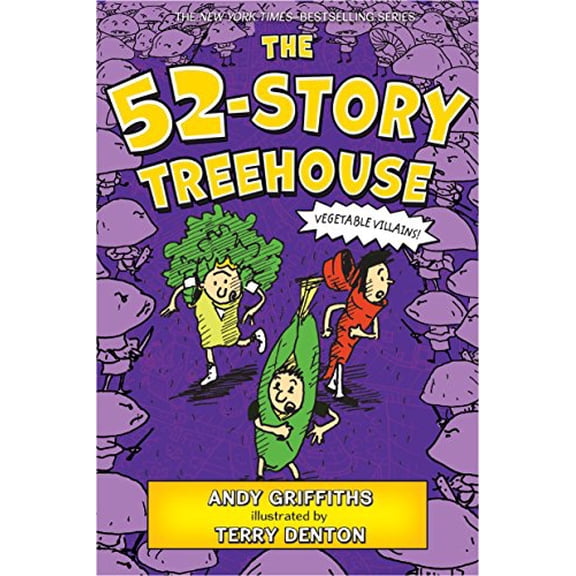 Pre-Owned The 52-Story Treehouse: Vegetable Villains! (Paperback) 1250103797 9781250103796