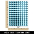 thumbnail image 2 of Waning Gibbous Moon Phase 200+ Round Stickers - Light Blue - Matte Finish - 0.50" Size, 2 of 3