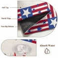thumbnail image 6 of Independence Day Area Rugs 8'x10', Washable Small Throw Rugs for Living Room Patio, Red Blue Flowers Patriotic Star Stripes Indoor Outdoor Rug Non-Slip Low Pile Carpet Runner Reversible Floor Mats, 6 of 8