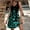 40#Green, variant on gljltg Women's Casual Summer Boho Beach Dress with Pockets, V Neck Loose Tank Style, Polyester Fabric Lightweight Breathable, Casual Party Beach Outfit, Easy Care Hand Washable