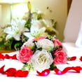 thumbnail image 3 of Fake Flower Ball Wedding Centerpiece Realistic Flower Ball Arrangement Flower Ball, 3 of 6