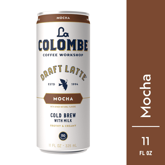 La Colombe Coffee, Mocha Draft Latte, 11 fl oz Cans