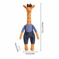 thumbnail image 2 of Giraffe Stuffed Plush Toy, Blue, 1 Piece Stress Relief Toy, Soft Cuddly Sleep Companion for Kids Toddlers Nursery Decor Comfort Toy for Playtime Nap Time Birthday Gift, 2 of 5