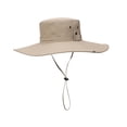thumbnail image 3 of Sombrero de cubo Yuyangstore Impermeable Pescador Caqui Sombrero de protección solar, 3 of 8